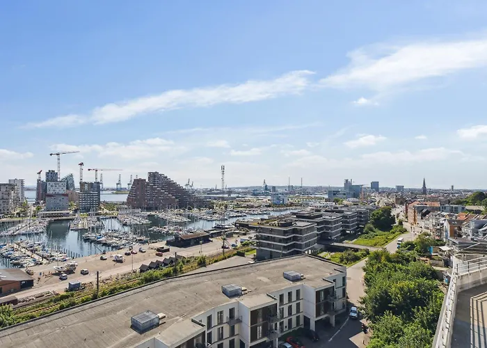 Lejlighed Luksus C-lejlighed Med Panorama Udsigt Århus